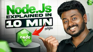 Node.js Basics in Tamil | Install Node.js & Run Your First Program in 10 Minutes