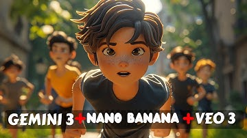 Gemini 3 : Nano Banana 2 + VEO 3.1 = INSANE AI Animated Stories