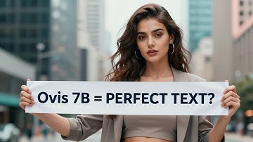 Ovis Image 7B – A New Typography Image AI Model That Finally Gets Fonts Right!