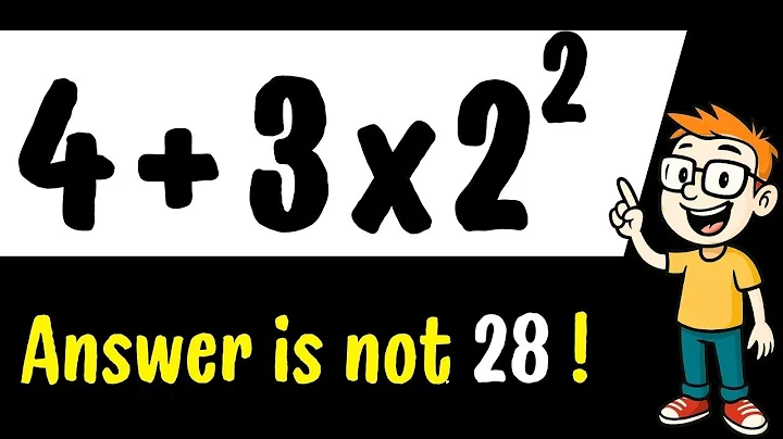 Maybe 1 in 10 People Can Solve This Math Problem 4 + 3 x 2²  Without a Mistake?