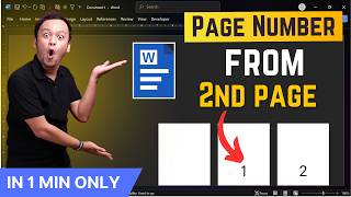 [Solved] How to Start Page Numbering from Page 2 in MS Word (Step by Step Guide)