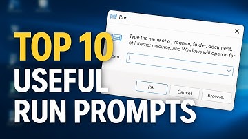 Top 10 Windows Run Commands You NEED to Know