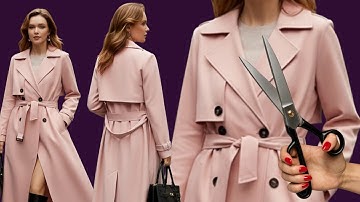 How to Draft the Perfect Midi Trench Coat — I Wish I Learned This Sooner!