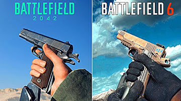 Battlefield 2042 vs Battlefield 6 - Weapons Graphic, Sounds & Reloads  Comparison