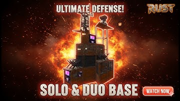Best SOLO/DUO Base Design in RUST 2025 – Compact, Strong & Easy to Build! 💪
