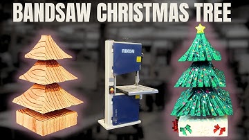 Make This 3D Bandsaw Christmas Tree (Free Template!)