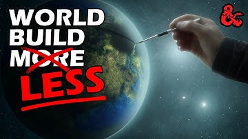 Worldbuild WITHOUT the Strain