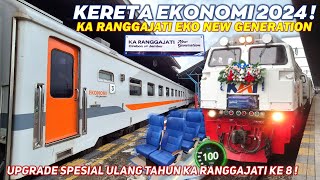 UPGRADE KERETA TERNYAMAN SPESIAL ULANG TAHUN!! Trip KA Ranggajati New Generation, Tarif Khusus Murah