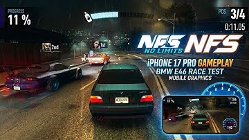 BMW E46 on iPhone 17 Pro?! 😱 NFS No Limits Gameplay