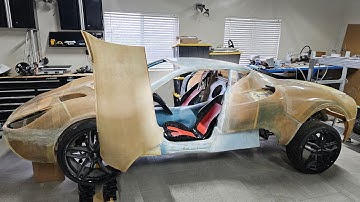 Exposed carbon fiber seats & trim! Things are looking great on the Arete supercar project.