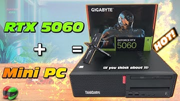 RTX 5060 Meets Mini PC - Is This The New SFF Gaming Meta? Lenovo M720S SFF Tune-Up! (#RACERRRZ)