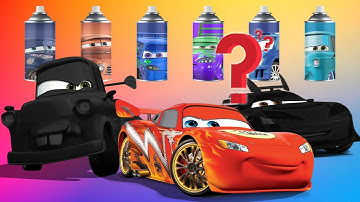 CORRECTLY GUESS THE COLORS OFF CARS LIGHTNING DRAGON MCQUEEN RACES IN TOKYO🔥 Tebak gambar McQueen ⚡⚡