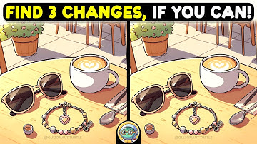 🐢🧩 Find 3 Differences | Puzzle Your Brain 🧩🐢 | Quizonaut Turtle