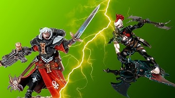 The Gladiator Show - Spectacle Drukhari vs Sisters Warhammer 40000 Battle Report | Skaredcast