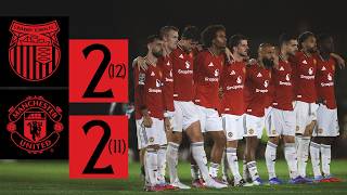 Defeat On Penalties | Grimsby v Man Utd
