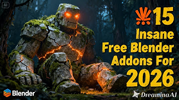 Top 10 Must-Have FREE Blender Addons for 2026!