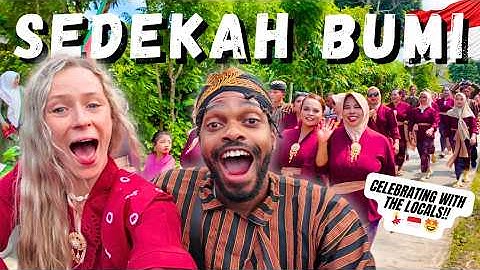 Foreigners Celebrate Sedekah Bumi In Java Indonesia 💃🏼🌾 🇮🇩