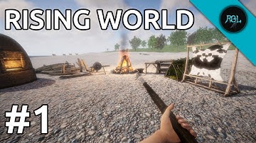 Rising World - Building A Homestead [EP-1] - Open World Survival Gameplay - v0.9+ NEW VERSION