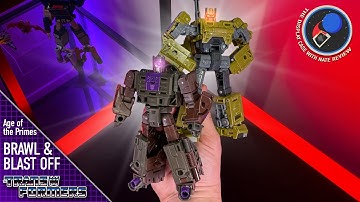 Transformers Brawl & Blast Off Age of the Primes Unboxing & Review