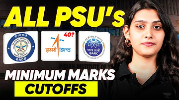 GATE 2026: DRDO, BARC, ISRO Cutoff & Minimum Marks Required | PSU Jobs Through GATE