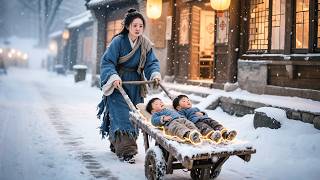 🔥丈夫戰死單身母親帶著兩兒大雪中求醫卻只能二選一？卻不想丈夫冒死救下的人是尊貴的王爺，帶小兒子回家成才讓她當王妃！ #最火短剧