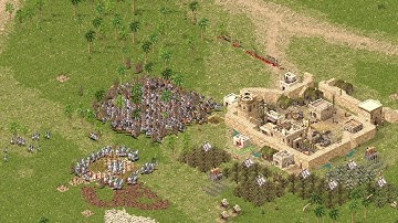 INSANE 1v7 (Minas Tirith Map Deathmatch) - Stronghold Crusader Definitive Edition