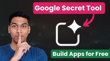 Secret Google Tool allows you to build AI Apps for Free | Google AI Studio | Build Apps with Gemini