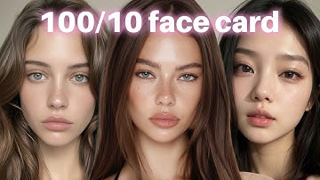 get a LETHAL face card FAST | how to look more ATTRACTIVE 💖