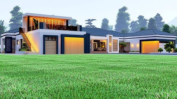 Luxury 5 Bedroom U-shape Mansion | Home Theatre, Rooftop & Pool