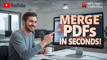 Merge PDFs in Seconds - How to Combine PDF Files Using WPS Office Tutorial