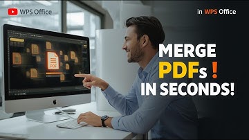 Merge PDFs in Seconds - How to Combine PDF Files Using WPS Office Tutorial