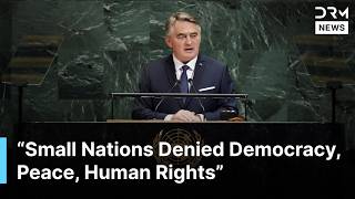 Bosnia Leader Slams Israel at UN: Gaza Genocide, Ukraine War Threaten World Order | AC1G