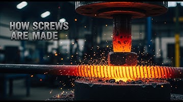 Hoe industriële schroeven ECHT worden gemaakt (1200°C smeedproces UITGELEGD)