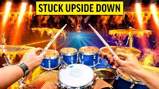 POV: Your Drum Kit Is On FIRE (And Upside Down)