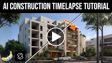 Create Construction Timelapse from Just ONE Render Image | Step by Step Tutorial 🔥