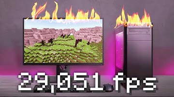 I beat the Minecraft FPS world record.