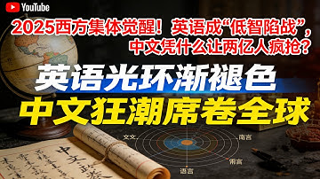 2025西方集体觉醒！英语成“低智陷阱”，中文凭什么让两亿人疯抢？#中文崛起#西方英语反思#2025时政热点#汉语热#中国科技密码#文明互鉴#语言影响力#全球中文教育