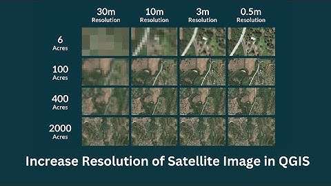 How to Increase Resolution of Landsat Satellite Image | How To Pansharp In QGIS