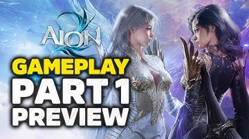 Aion 2 Gameplay, Classes & Character Creator Walkthrough Part 1 In HD 4K