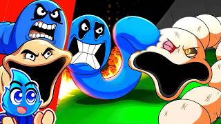 HUNGRY SNAKE vs HUNGRY WORM..??