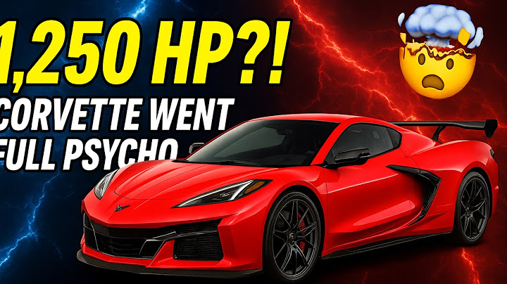 The 1,250HP Corvette ZR1X Just Bullied Every Hypercar