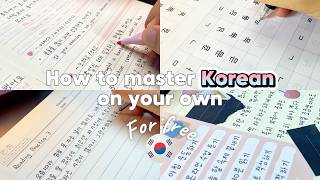 🇰🇷How to learn Korean on your own tips and resources you need