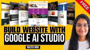 How I Made a Business Website Using Google AI Studio (Free Hosting + Free Domain)