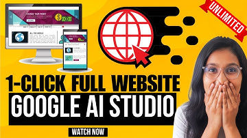 How I Made a Business Website Using Google AI Studio (Free Hosting + Free Domain)
