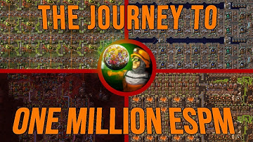 The Journey to One Million eSPM in Factorio Space Age