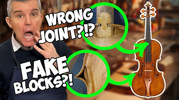 Fake Corner Blocks?! You Won’t Believe What’s Inside This Violin