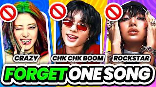 FORGET ONE SONG *FOREVER* ❌😱 SAVE TWO, DROP ONE - KPOP GAME 2024