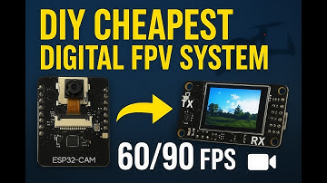 DIY ESP32-CAM Digital Video Transmitter & Receiver | 60/90 FPS FPV for Drones and RC