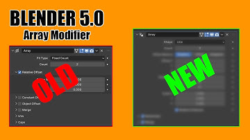 Blender 5.0 New Array Modifier Explained | Features & Differences from Old Array