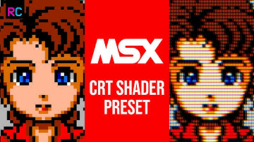 MSX - CRT-shaderpresets - RetroArch